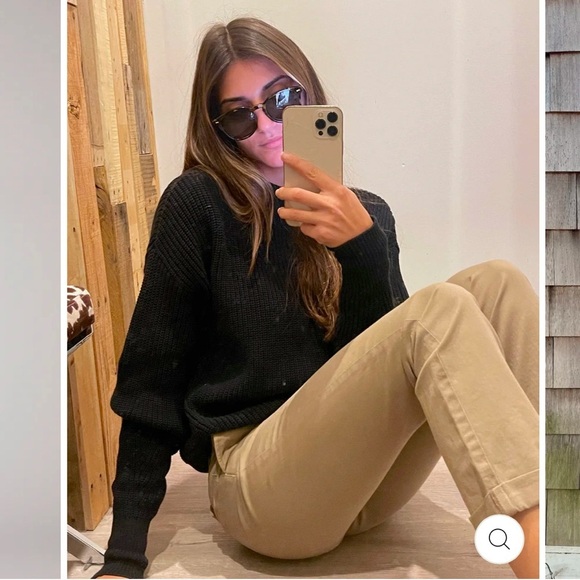 Current/Elliott The Captain Khaki Casual Trouser Pants Size 28 Nwt - Picture 16 of 16